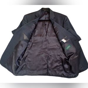 Lauren Ralph Lauren Men's Navy Blue Stripped Classic Blazer- Size 44R GUC